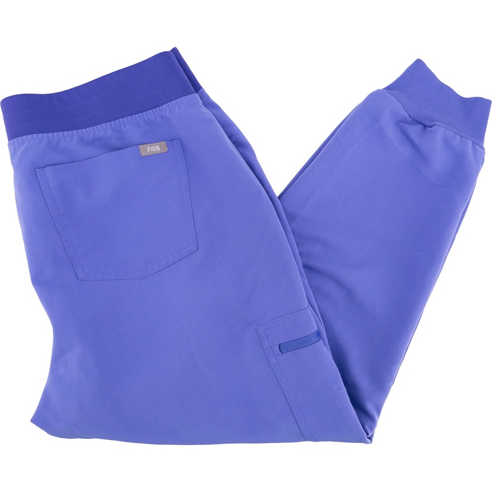 FIGS Womens L/P Zamora Jogger Scrub Pants Petite Technical Collection Purple
